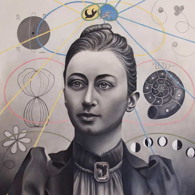Retrato de Hilma af Klint de Helena Zay