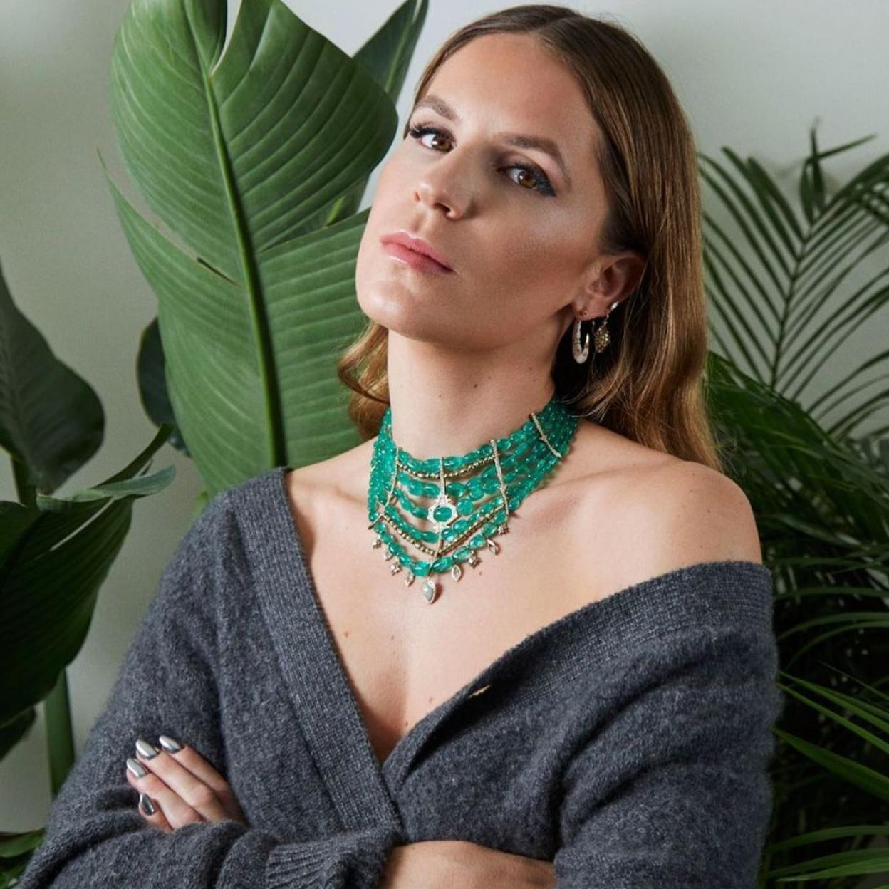 La diseñadora de joyas Eugenie Niarchos