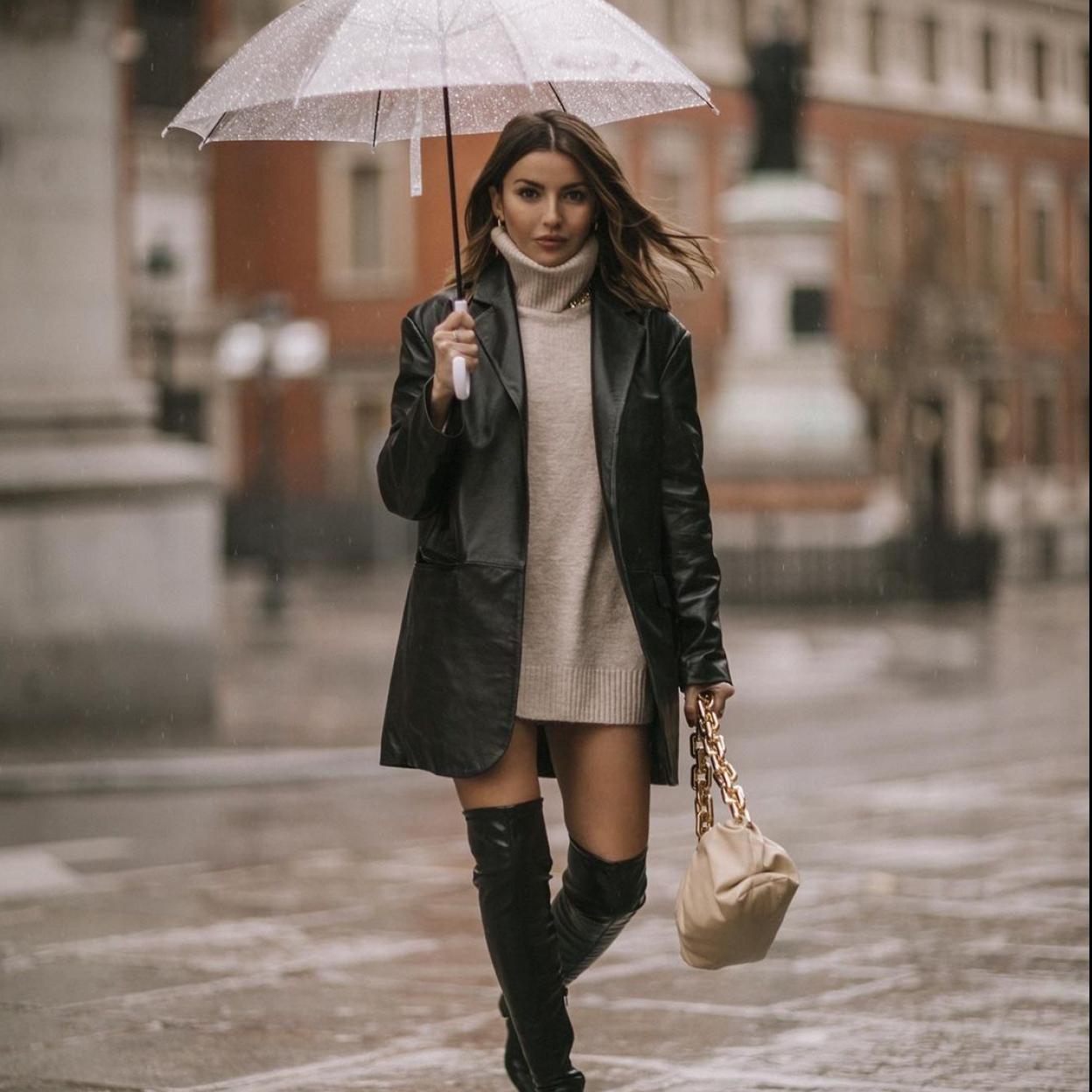 Pincha en la imagen para descubrir los vestidos de punto más favorecedores y ponibles de la temporada.