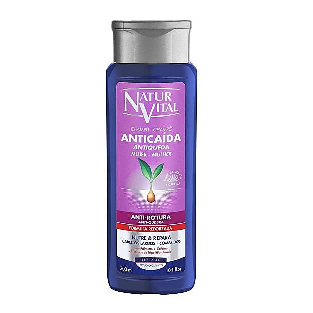 Champú Anticaida Anti-Rotura de NaturVital. (3,95 euros en Amazon).