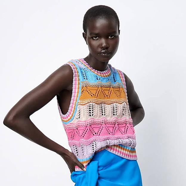 Imagen principal - Sudadera o chaleco de crochet: la tendencia más cómoda y bonita que tienes que llevar este otoño