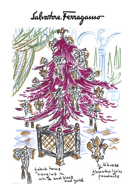 Imagen - Árbol de Navidad solidario diseñado por Salvatore Ferragamo para Solidarity Xmas Tree.