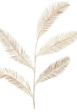 Imagen secundaria 2 - Las bolas para el árbol de Navidad en terciopelo y glitter de Maisons du Monde cuestan 4.99 euros, y los adornos de ramas en dorado, 8.99 euros.