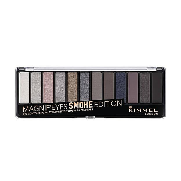 Magnif'eyes Eyeshadow Palette Smoke Edition dispone de doce tonos