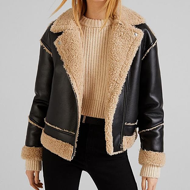 Imagen principal - Mango, Bershka o Stradivarius: tenemos la versión low cost del abrigo de doble faz de Blanca Suárez tan bonito y original