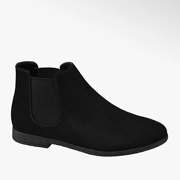 Los botines de Deichmann son de color negro