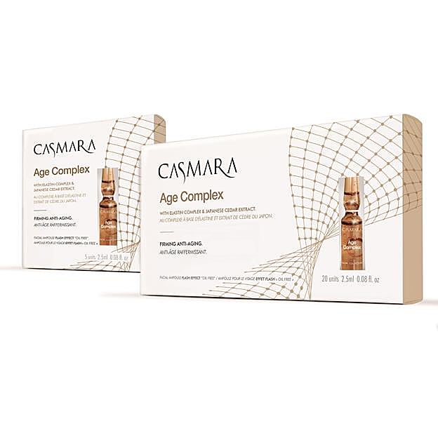 Ampollas reafirmantes Age Complex de Casmara. (14,28 euros).