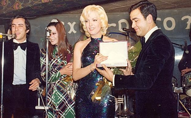 Ágata Lys, en una entrega de premios al principio de su carrera.