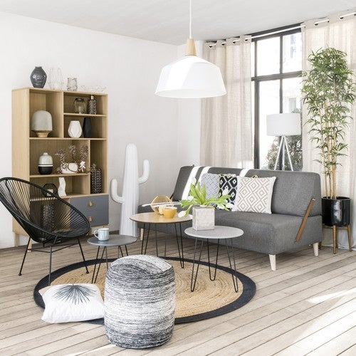 Este conjunto de mesas auxiliares, versátil y lleno de diseño, es perfecto para un salón funcional y a la última. Pasa de 99.90 a 69.99 euros en las rebajas de Maisons du Monde.