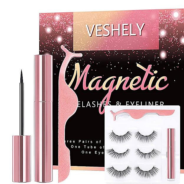 Las pestañas de Veshely combinan pelos largos y cortos