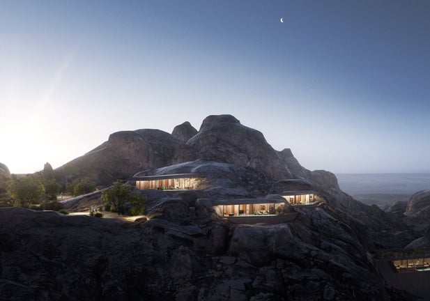 Desert Rock Resort: el hotel de lujo camuflado entre montañas que ya tiene lista de espera y abre sus puertas en 2023