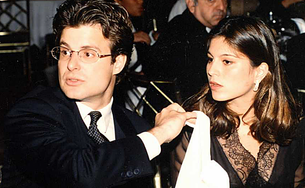 Ricardo Bofill Jr.y Chábeli, en una fiesta en Miami poco después de su boda. 