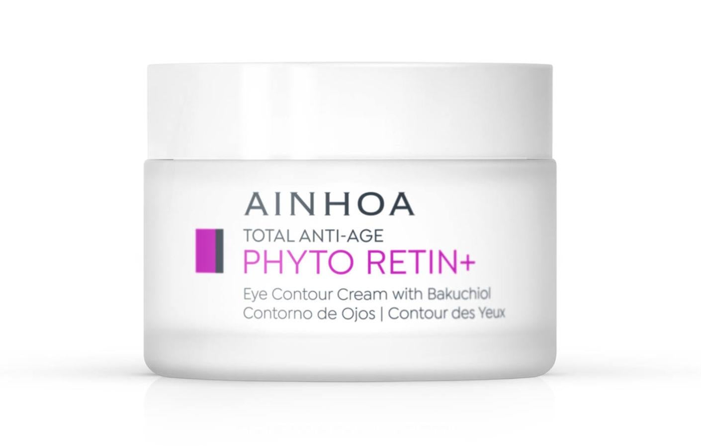 PHYTO RETIN + Contorno de ojos anti-edad de Ainhoa Cosmetics combate los principales signos de la edad: arrugas y líneas de expresión, ojeras, bolsas y flacidez. Su precio es de 38 €.