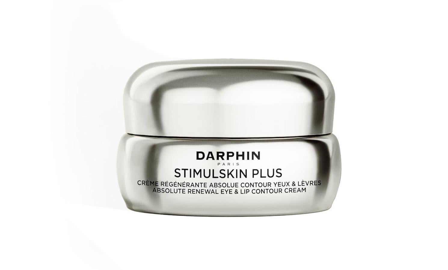 Si buscas un tratamiento de lujo, te recomendamos Stimulskin Plus - Crema regeneradora absoluta contorno de ojos y labios de Darphin. Es apta para todo tipo de piel y cuesta 107 €.