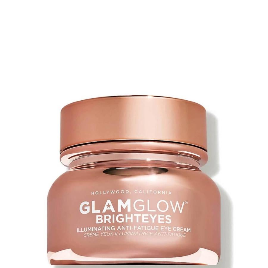 Bright Eyes de GlamGlow es una crema de ojos iluminadora y antifatiga que reduce las ojeras e ilumina la mirada de forma instantánea. Tiene un precio de 42,99 €.