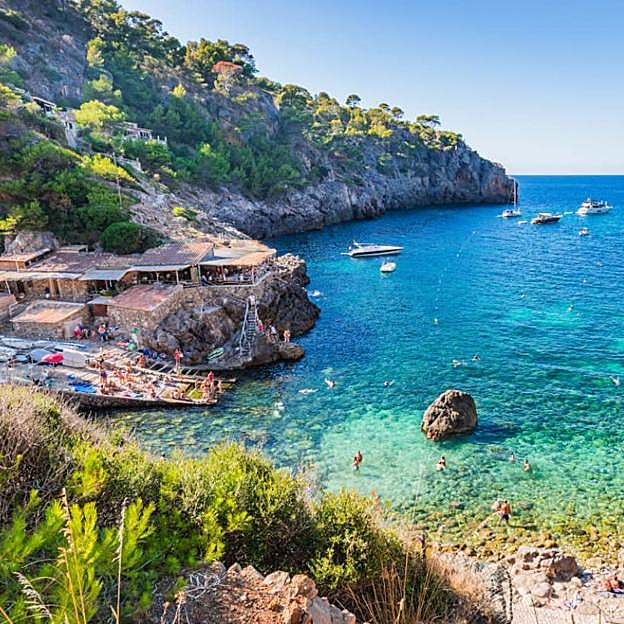 Cala Deià, en Mallorca.
