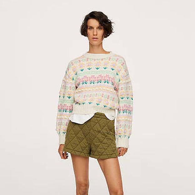 Imagen principal - Los jerséis de Mango, Bershka y Zara