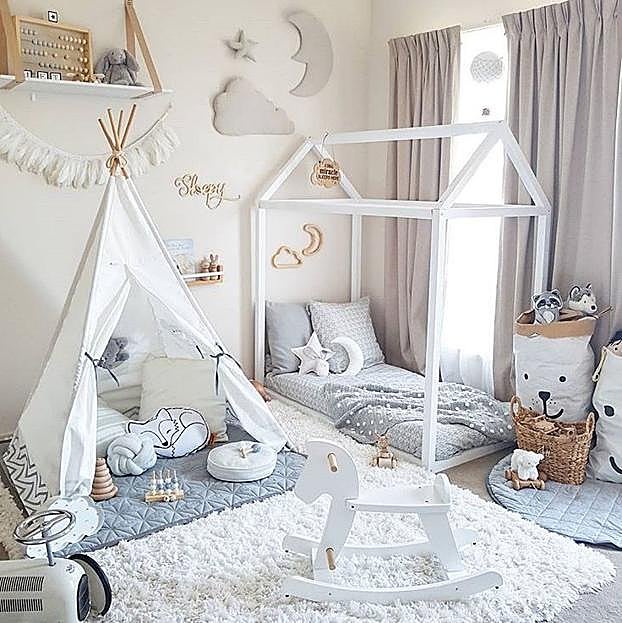 Camas Montessori para bebés.