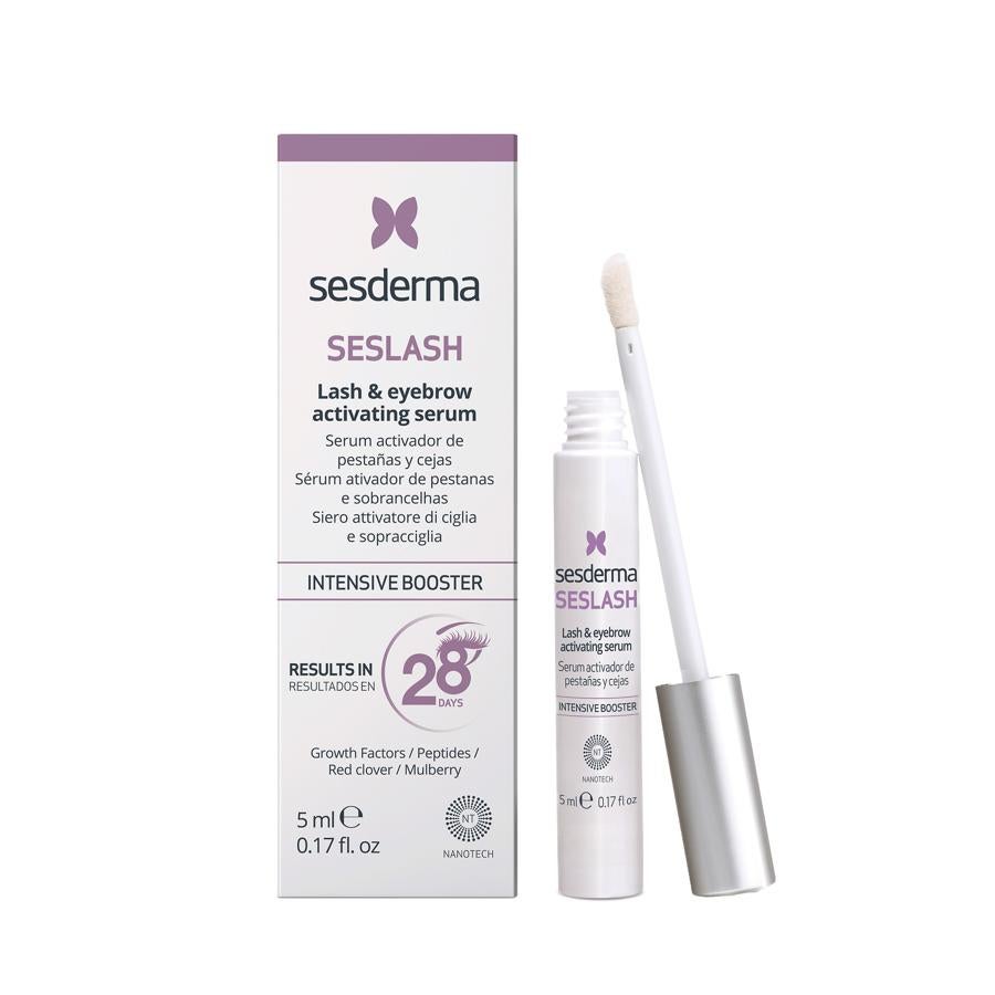 Seslash es un sérum activador que puedes utilizar tanto en pestañas como en cejas. Si buscas unas pestañas con un largo infinito y que se vean nutridas y cuidadas, esta es la solución perfecta. Verás los primeros resultados tras un mes de uso, siendo el recomendable de seis a ocho semanas. (31,94 euros).