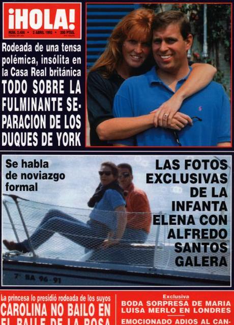 Imagen - Alfredo Santos Galera y la infanta Elena estuvieron juntos tres años antes de casarse con Jaime de Marichalar.