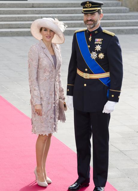 Imagen - Letizia y Felipe en la boda de Guillermo de Luxemburgo