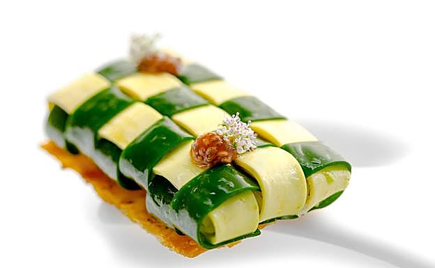 Uno de los coloridos platos que formaban parte de la carta de Tickets.