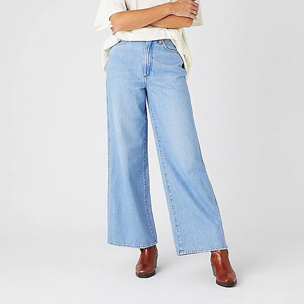Imagen principal - Los vaqueros anchos de El Corte Inglés, Gap y Zara
