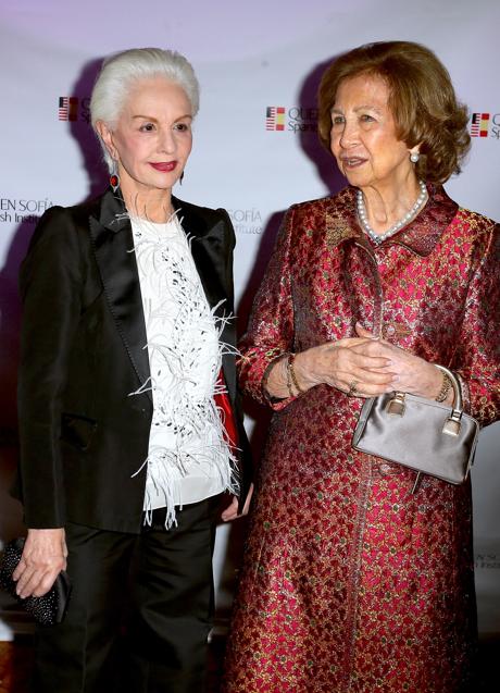 Imagen - Doña sofía junto a Carolina Herrera. / GTRES