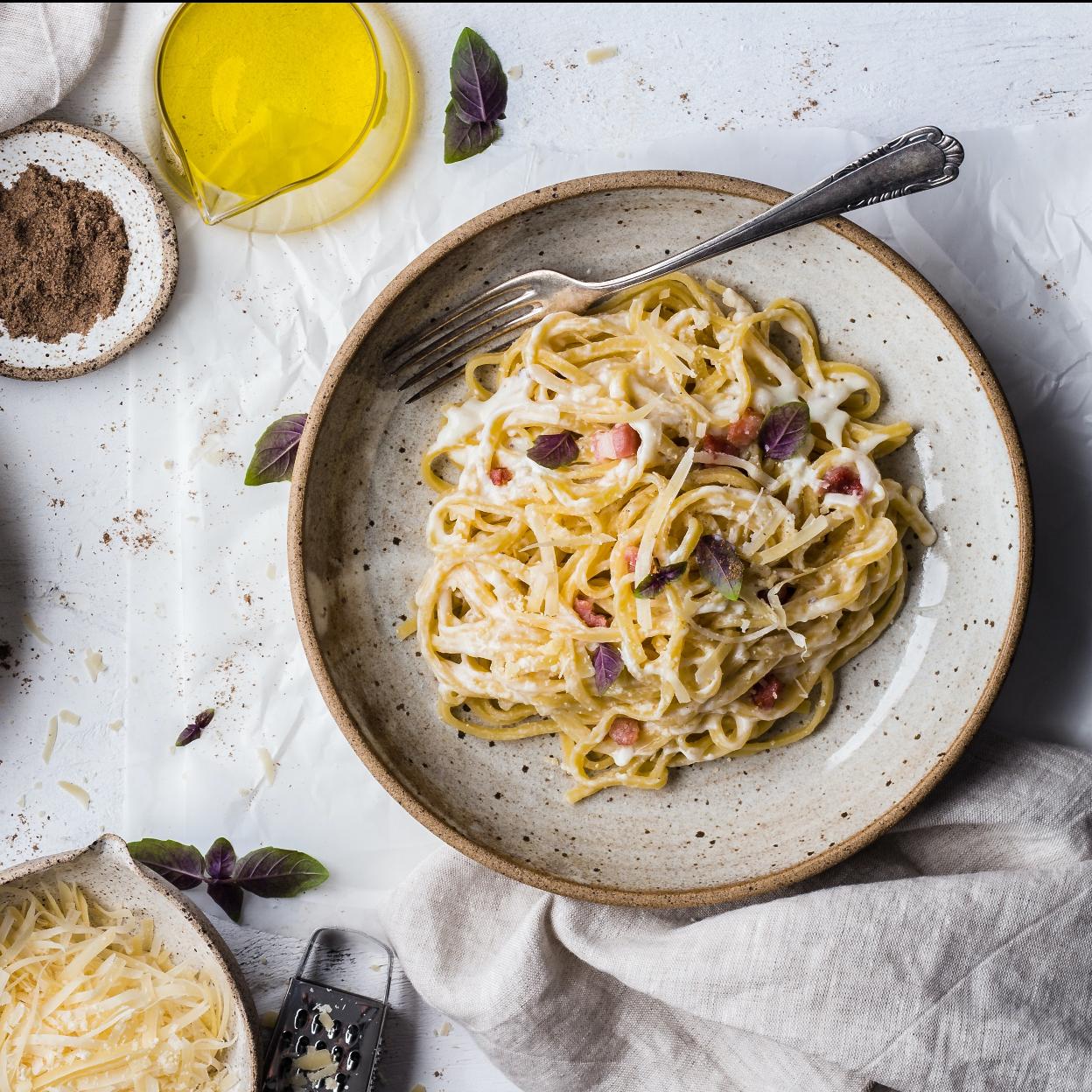 La salsa carbonara auténtica es más fácil de lo que crees.