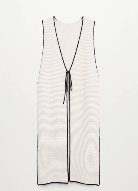 Imagen - Este chaleco de Mango Outlet costaba 39,99 euros y ahora cuesta 27,99.