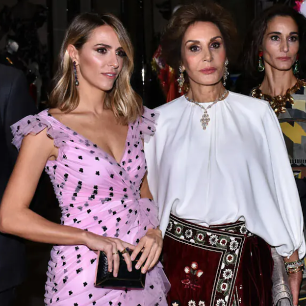 Una de las últimas fotografías de Laura Vecino y Naty Abascal, juntas.