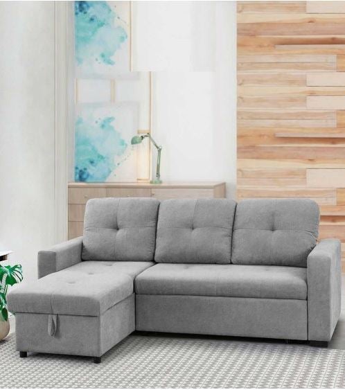 Los sofás cama y los sofás con almacenaje son uno de los muebles más prácticos que podemos poner en nuestro salón para aprovechar al máximo el espacio disponible. Este de Carrefour está rebajado a 499 euros.