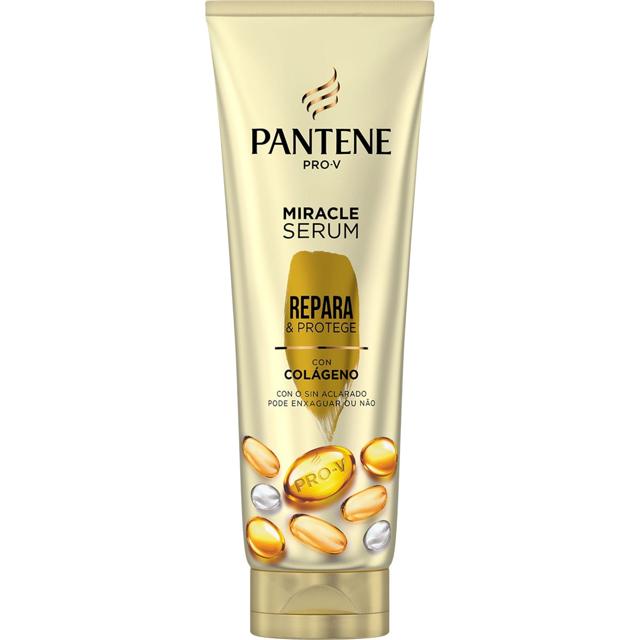 Este sérum de Pantene cuenta con antioxidantes, colágeno y lípidos para dar un brillo a tu cabello al instante. Se trata de un sérum específico para cabello seco y dañado, y se puede aclarar o no dependiendo del momento en el que lo utilices. Tiene un precio de 4,25 euros. 