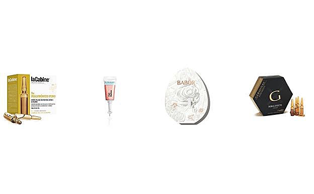 Hay una variedad enorme de ampollas con beneficios acordes con la edad y los efectos deseados en la piel. 