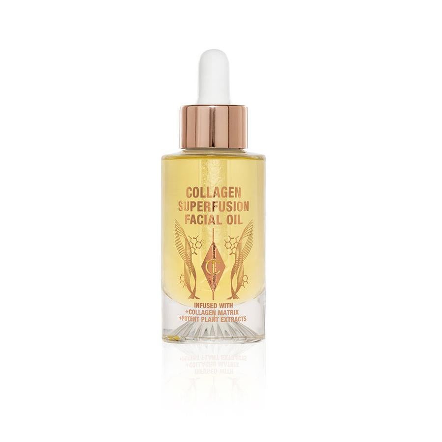 Collagen Superfusion Facial Oil de Charlotte Tilbury tiene un efecto redensificador