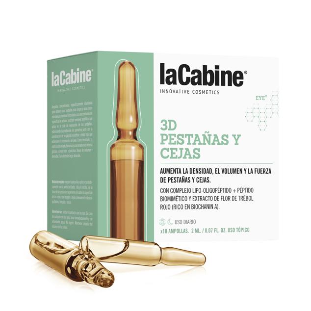 La Cabine Ampollas 3D para pestañas y cejas (19,95€/ 10 uds.). 