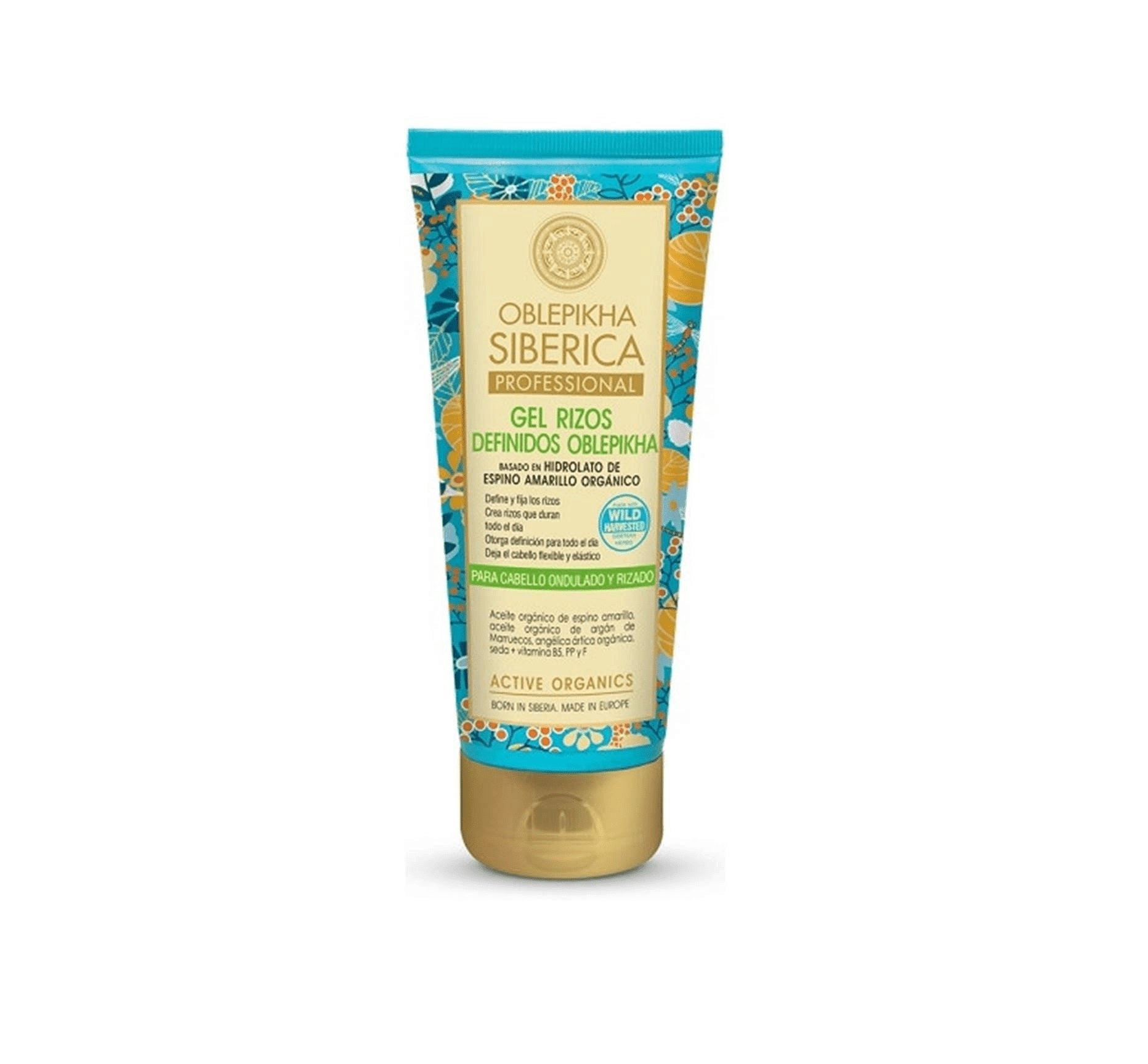 Gel Rizos Definidos de Natura Siberica. Contiene aceite de argán de Marruecos y espino amarillo. (6,95 euros).