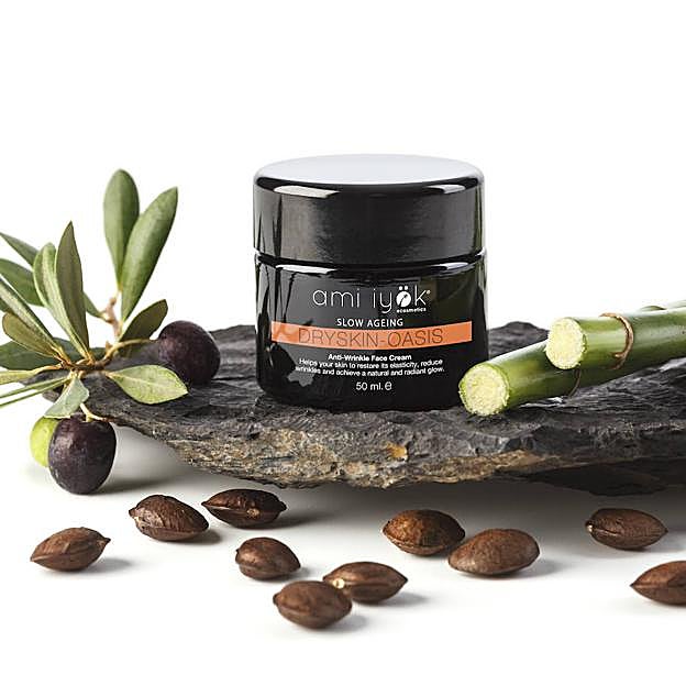 Imagen principal - Dryskin-Oasis de Ami Iyök, Crema de Juventud de La Provençale y Crema Facial SPF-25 de La Chinata