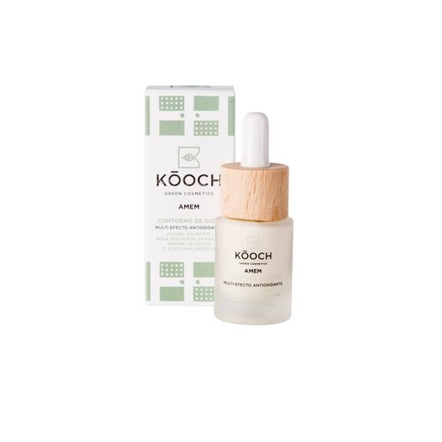 El contorno de ojos Amem de Kóoch Green Cosmetics es rico en antioxidantes
