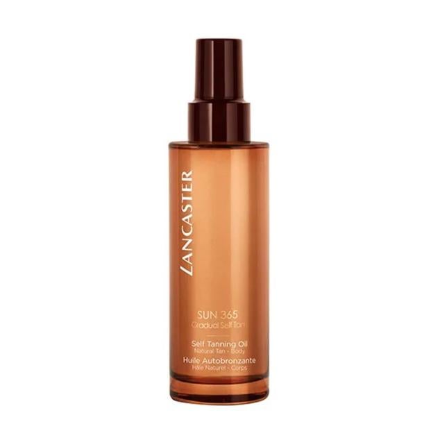 Sun 365 Gradual Self Tan Oil de Lancaster construye un bronceado de aspecto natural