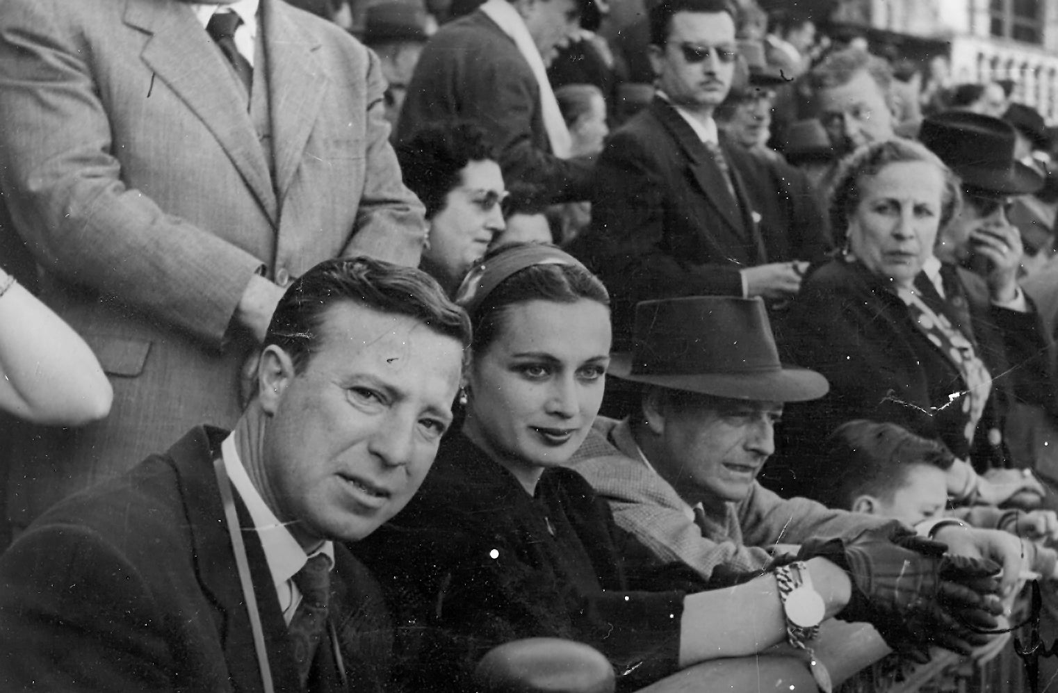 Pepe Luis Vázquez y su mujer, Mercedes Silva