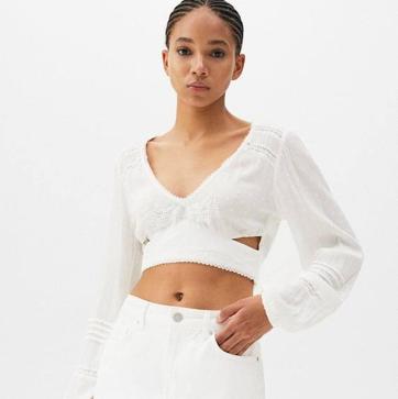 Imagen secundaria 1 - Los blusones rúsitco, cropped y con bordados