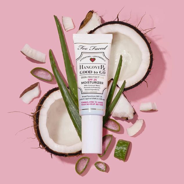 Hangover Good to Go de Too Faced evita que el sol debilite el colágeno natural
