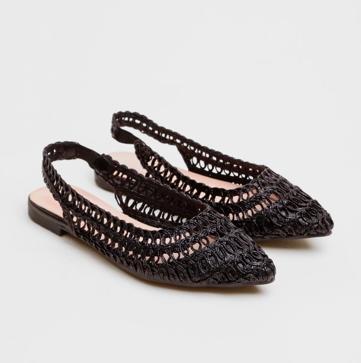 Imagen secundaria 1 - Bailarinas caladas, los zapatos cómodos y fresquitos que parecen de lujo y arrasan entre las influencers