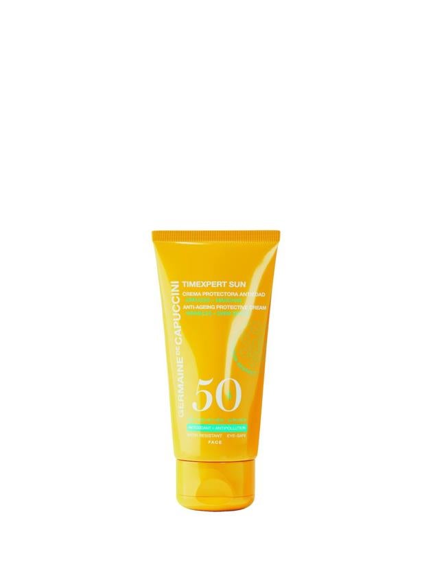 Timexpert Sun Crema Protectora Antiedad de Germaine de Capuccini no tiene siliconas