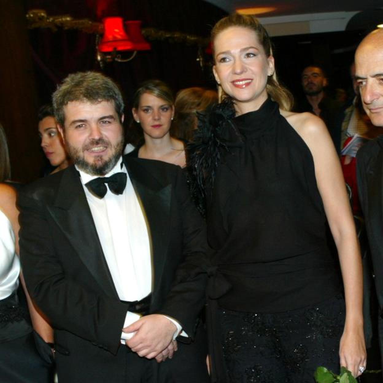 Lorenzo Caprile y la infanta Cristina.