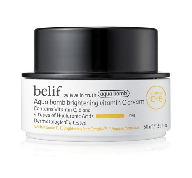 Crema Aqua bomb brightening vitamin C cream de Belif (37,99 euros).