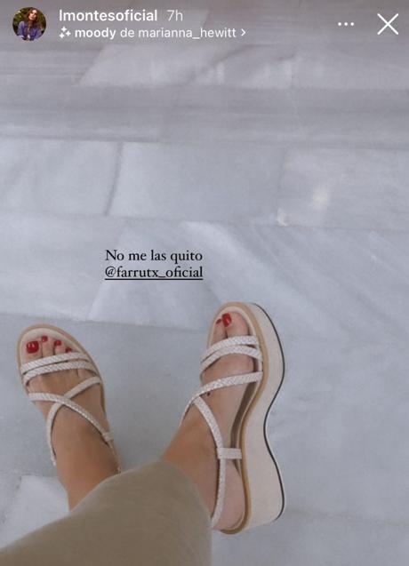 Imagen - Lourdes Montes en Instagram.