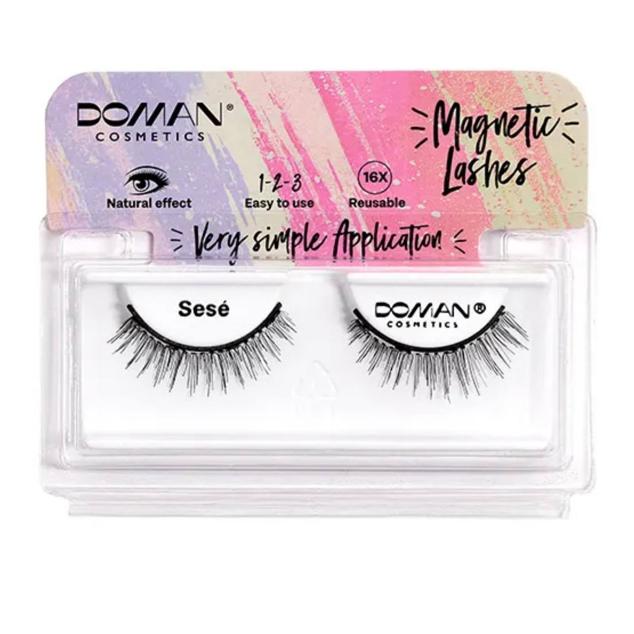 Las Magnetic Lashes Sesél de Doman Cosmetics tienen un volumen muy natural
