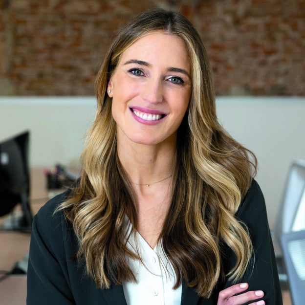 Andrea Barber, reconocida en 2021 por su software de optimización de energía solar RatedPower.